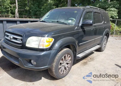 2004 Toyota Sequoia Limited V8 z USA, uszkodzony, nr VIN 5TDBT48A14S214700